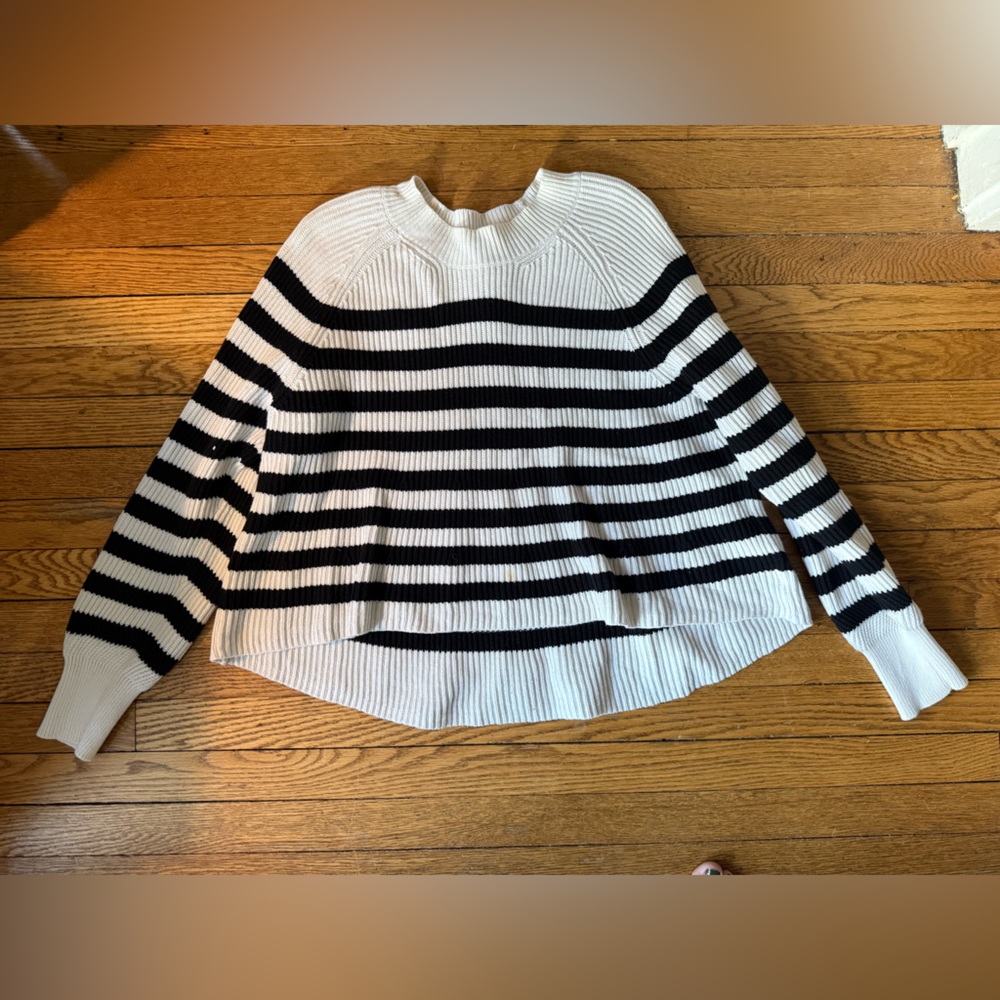 Veronica Beard Striped Women's Sweater - Size Large